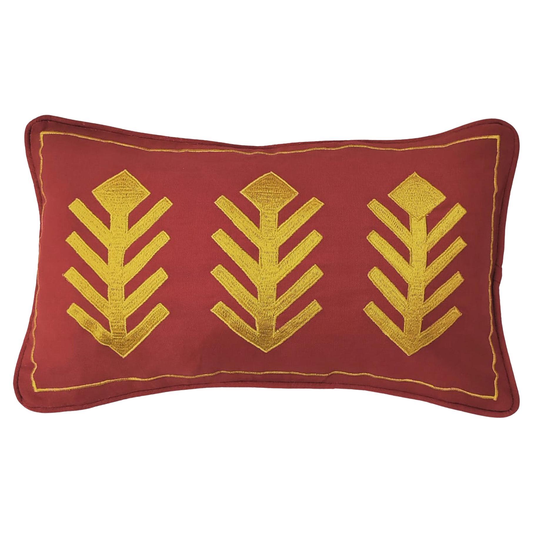 Housse de coussin méditerranéenne brodée à la main - Turquie en vente