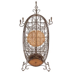 Mediterranean Iron Wine Shelf / Rack