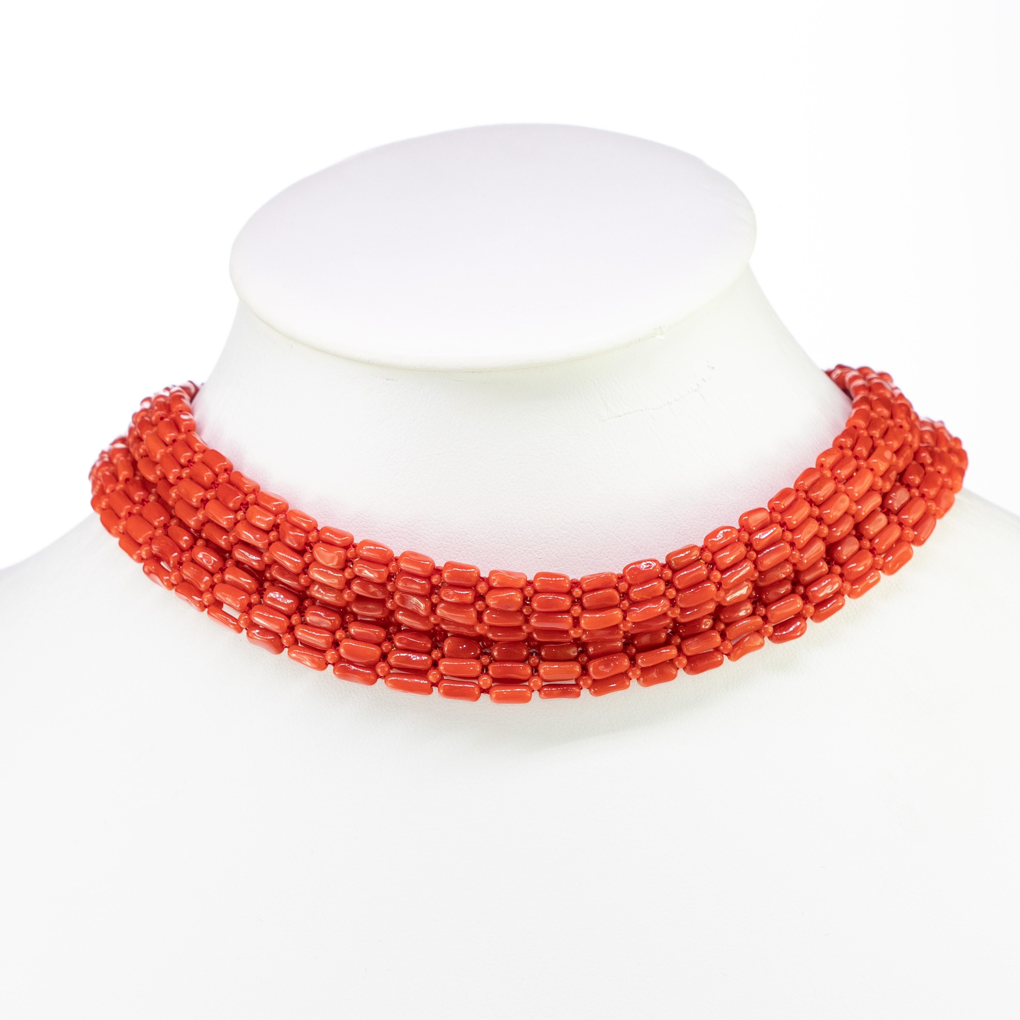 mediterranean coral beads