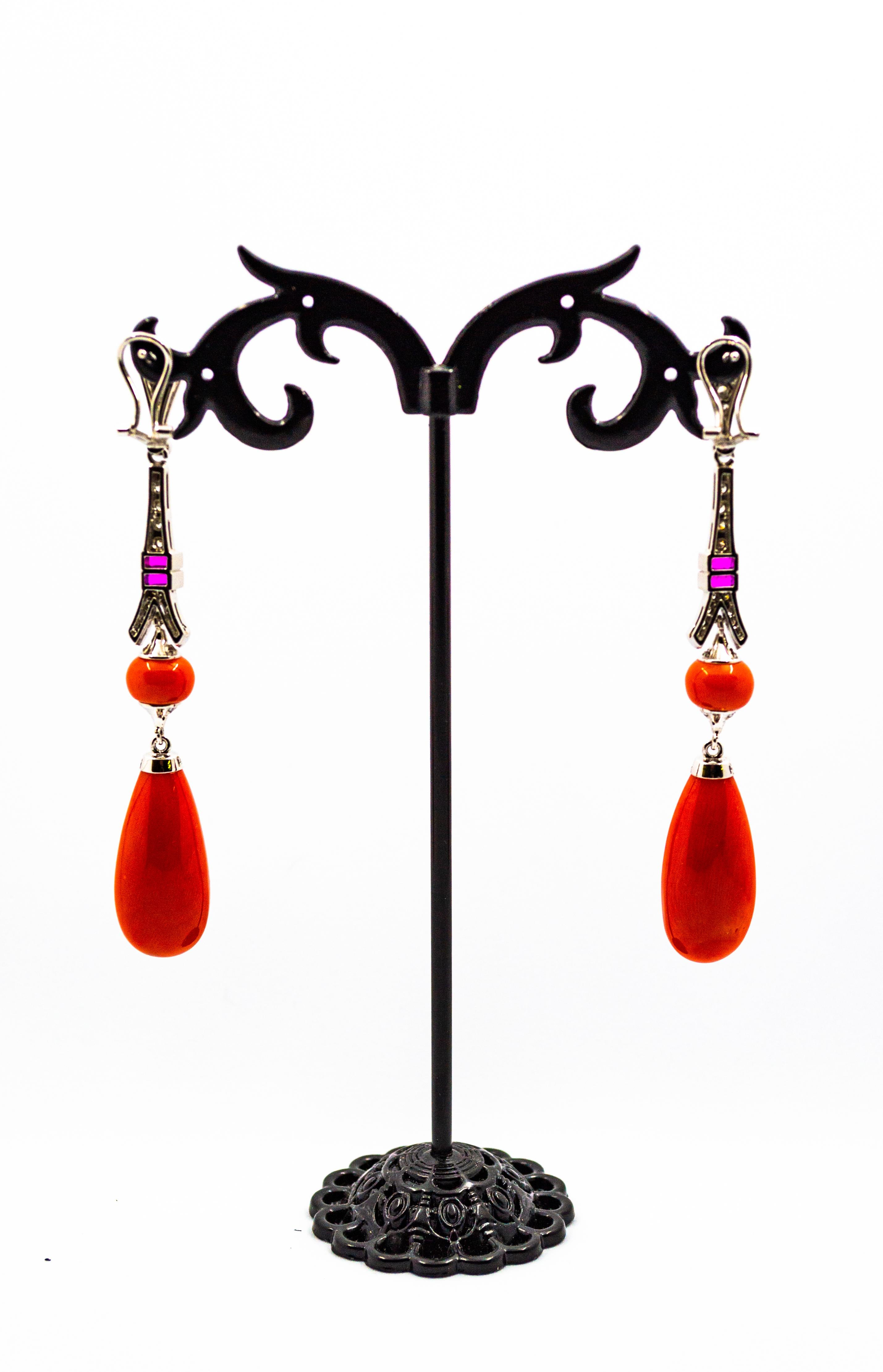 red coral and amethyst