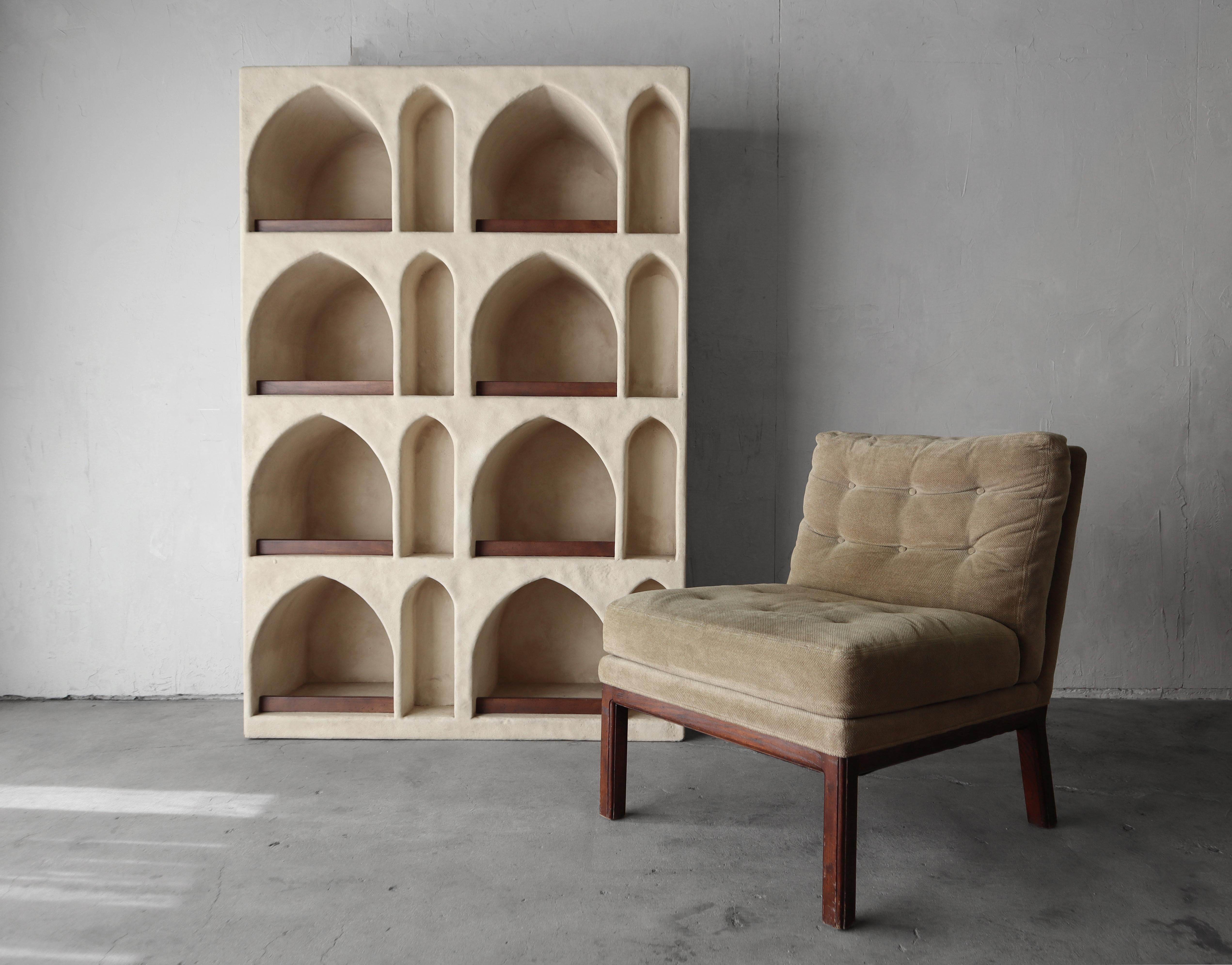Minimalist Mediterranean Spanish Style Bookshelf For Sale