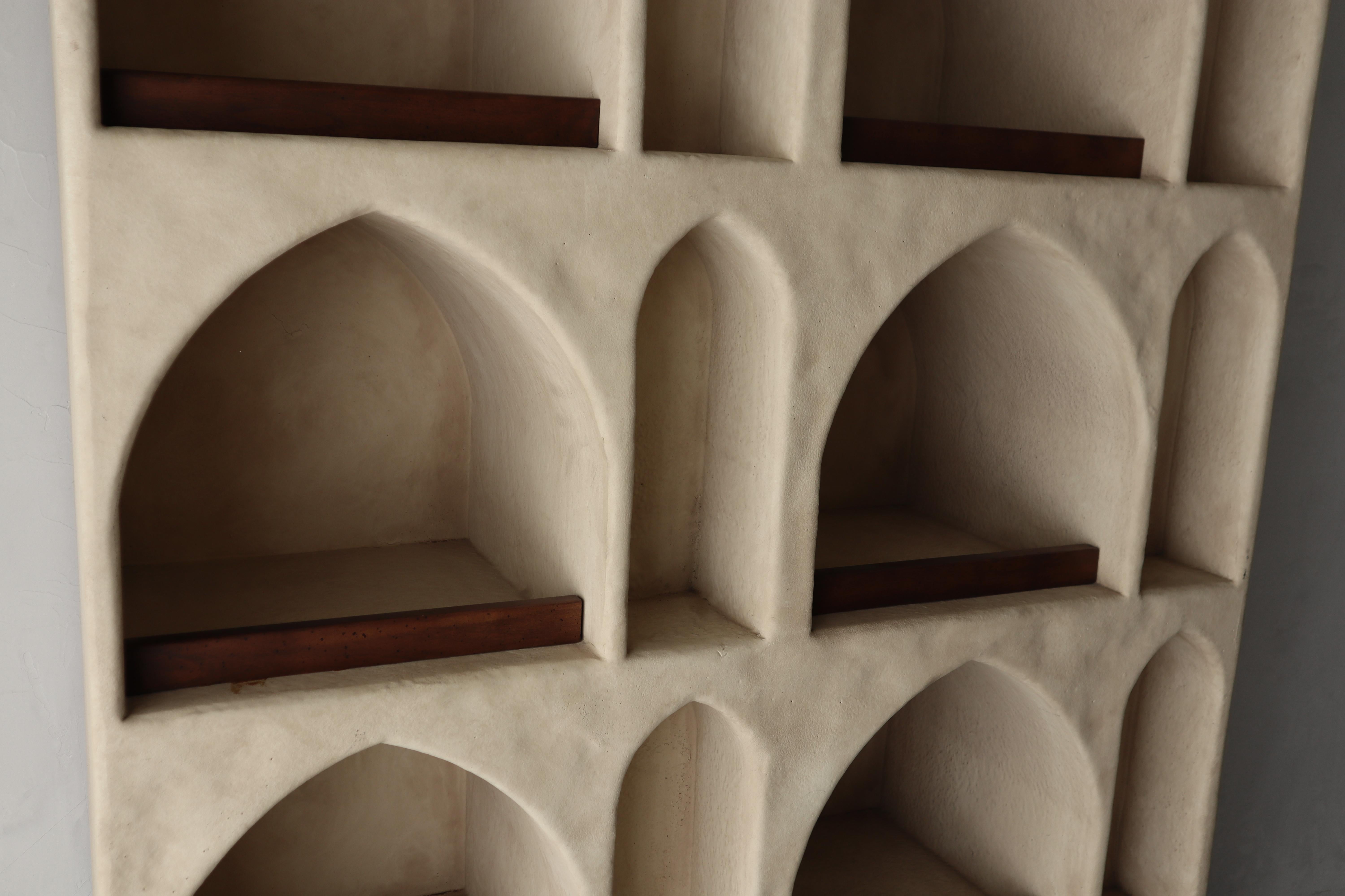 Resin Mediterranean Spanish Style Bookshelf For Sale