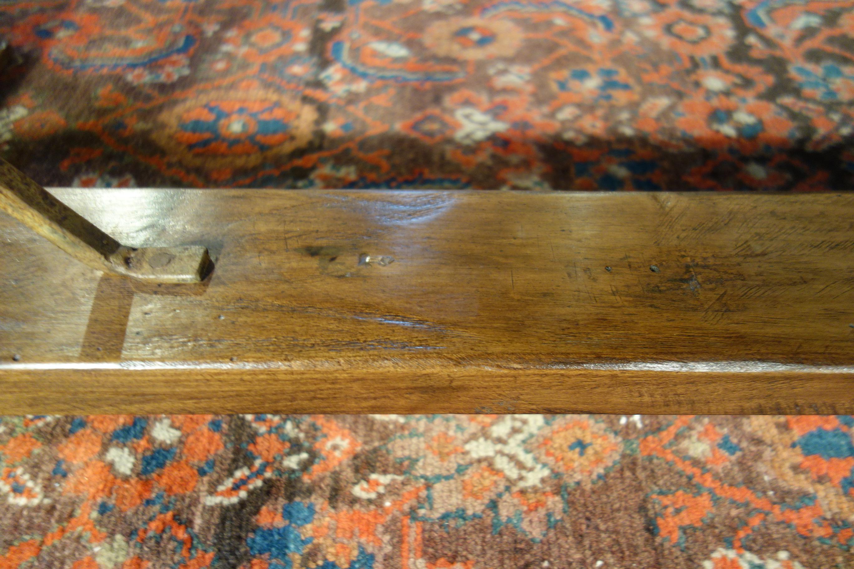 Mediterranean Style AMALFI Italian Old Walnut Writing Table Size & Finish Option For Sale 8