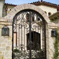 Mediterranean Style Exterior Iron Wall Mount