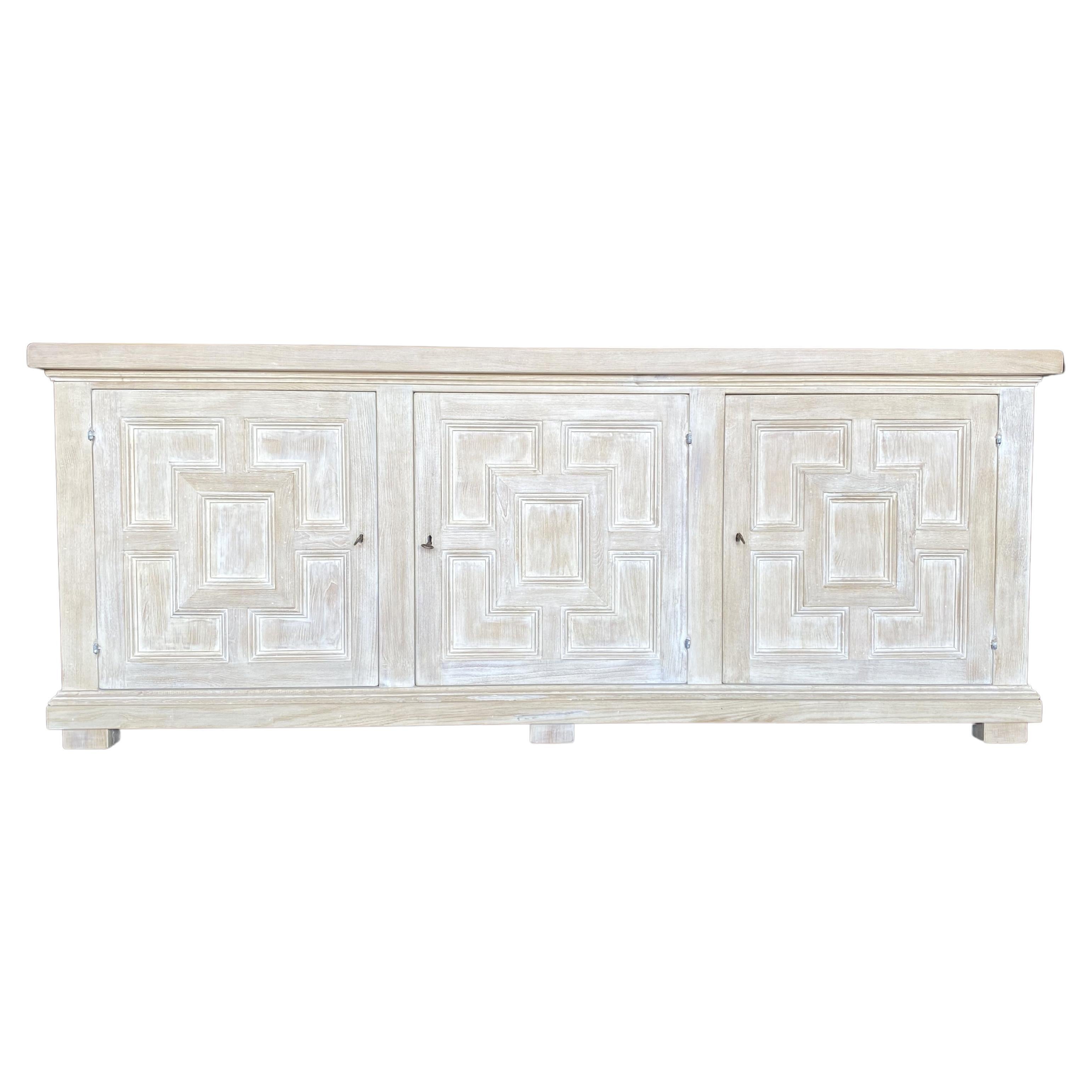 Mediterranean Style FORTE Dolomiti Chestnut Credenza In-Stock or custom quote