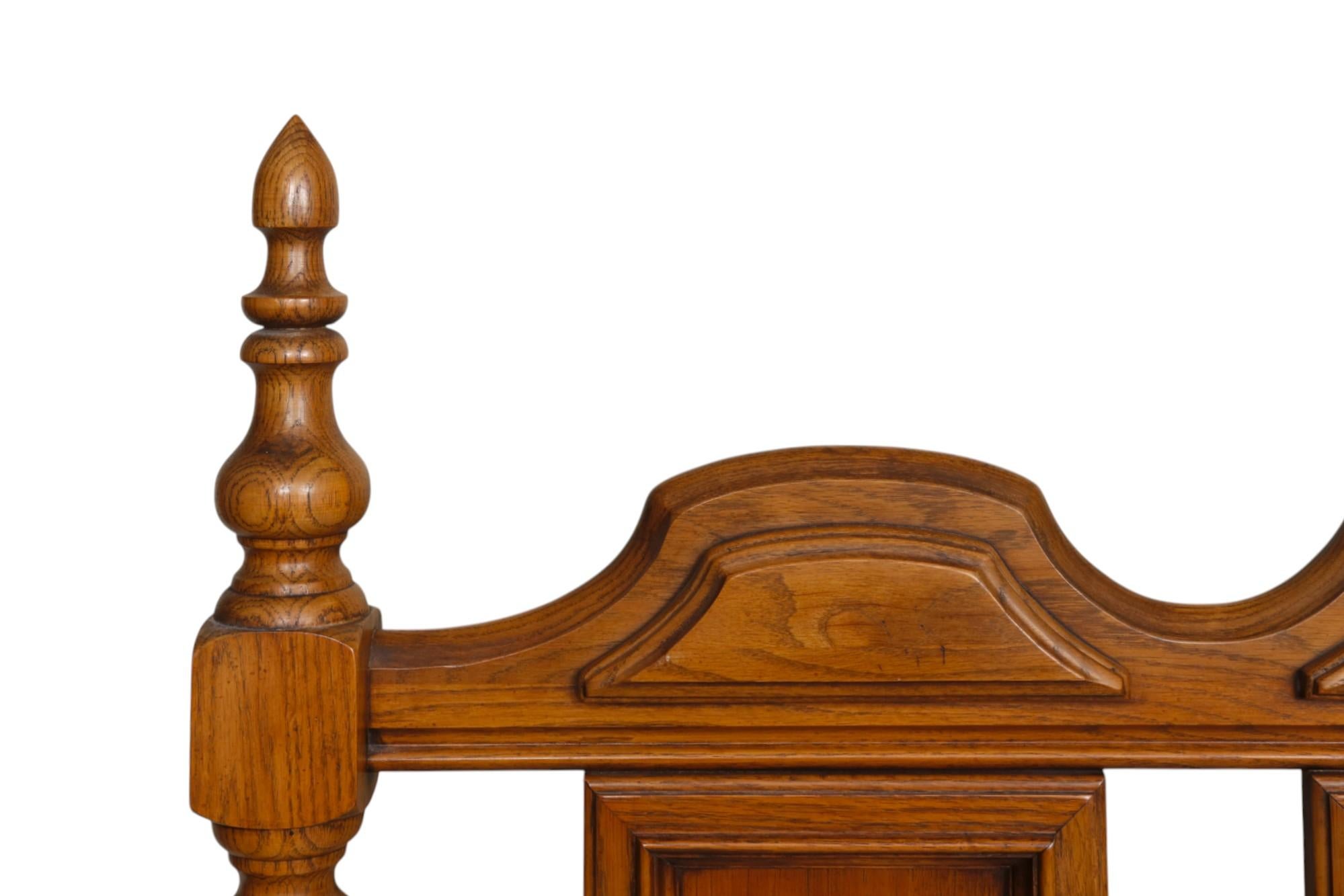 American Mediterranean Style Queen Size Headboard by Thomasville For Sale