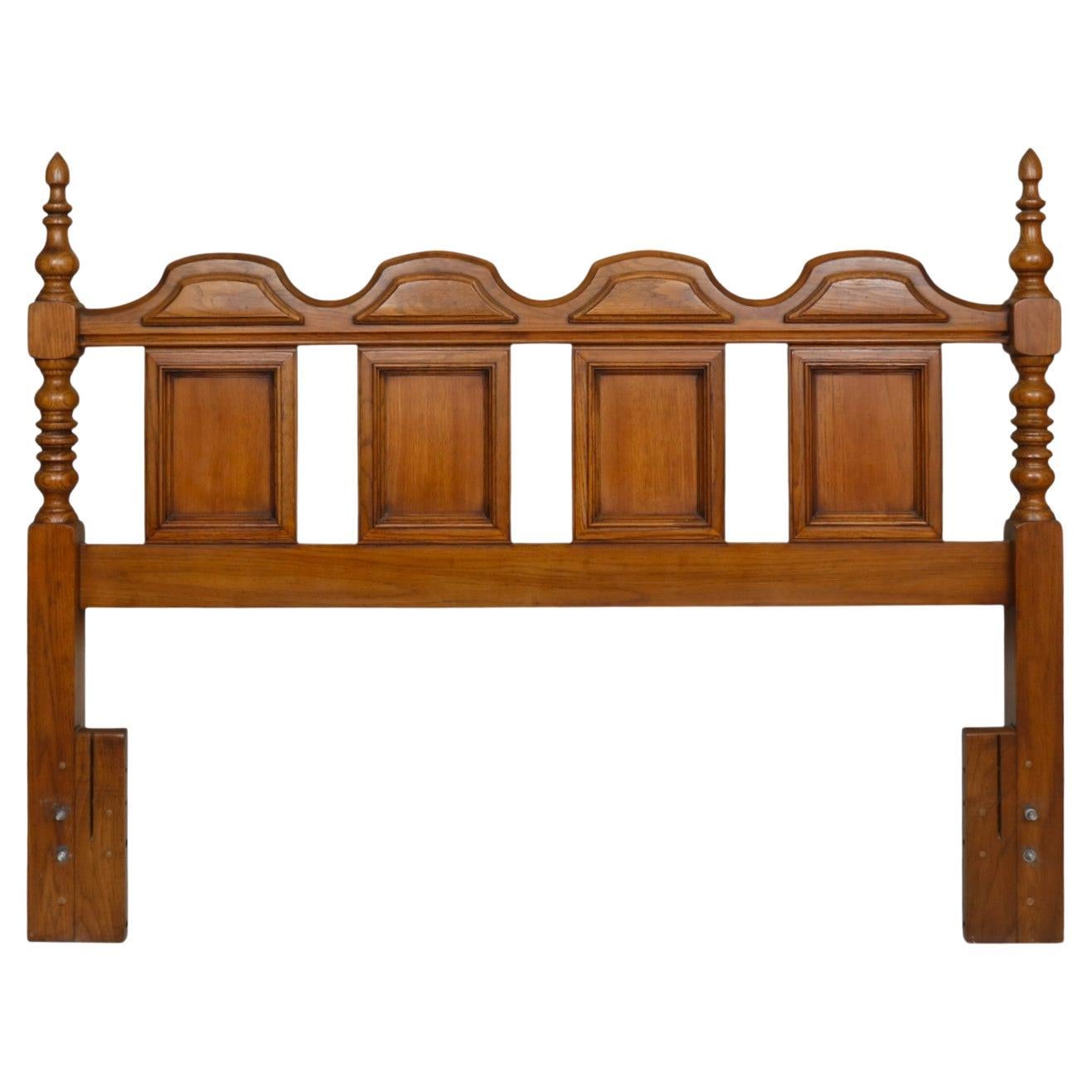 Mediterranean Style Queen Size Headboard by Thomasville For Sale