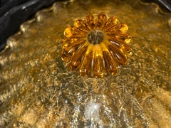 Mediterranean Sun, Spectacular Murano Ceiling Light, 1990's