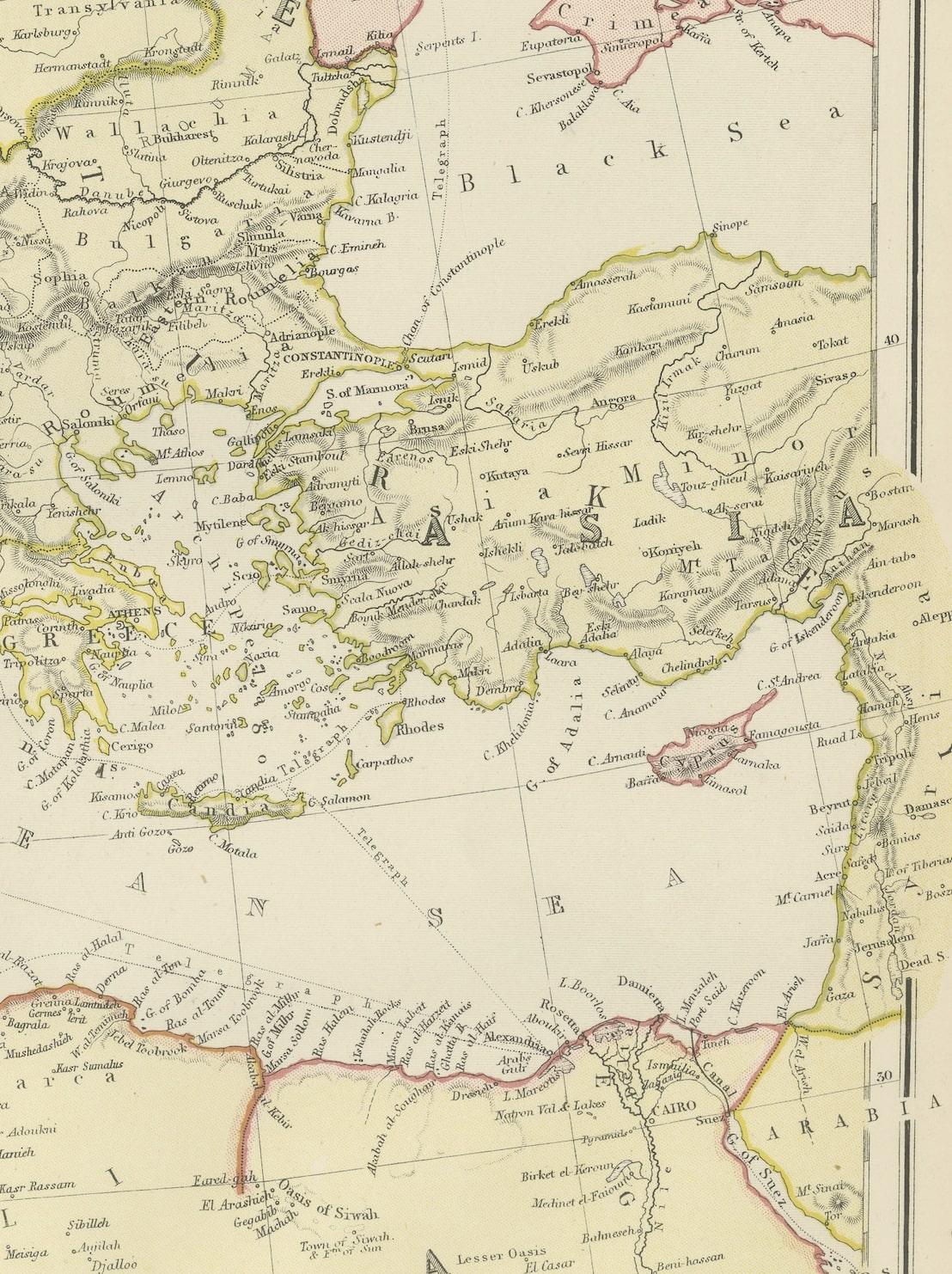 carte europe mediterraneenne