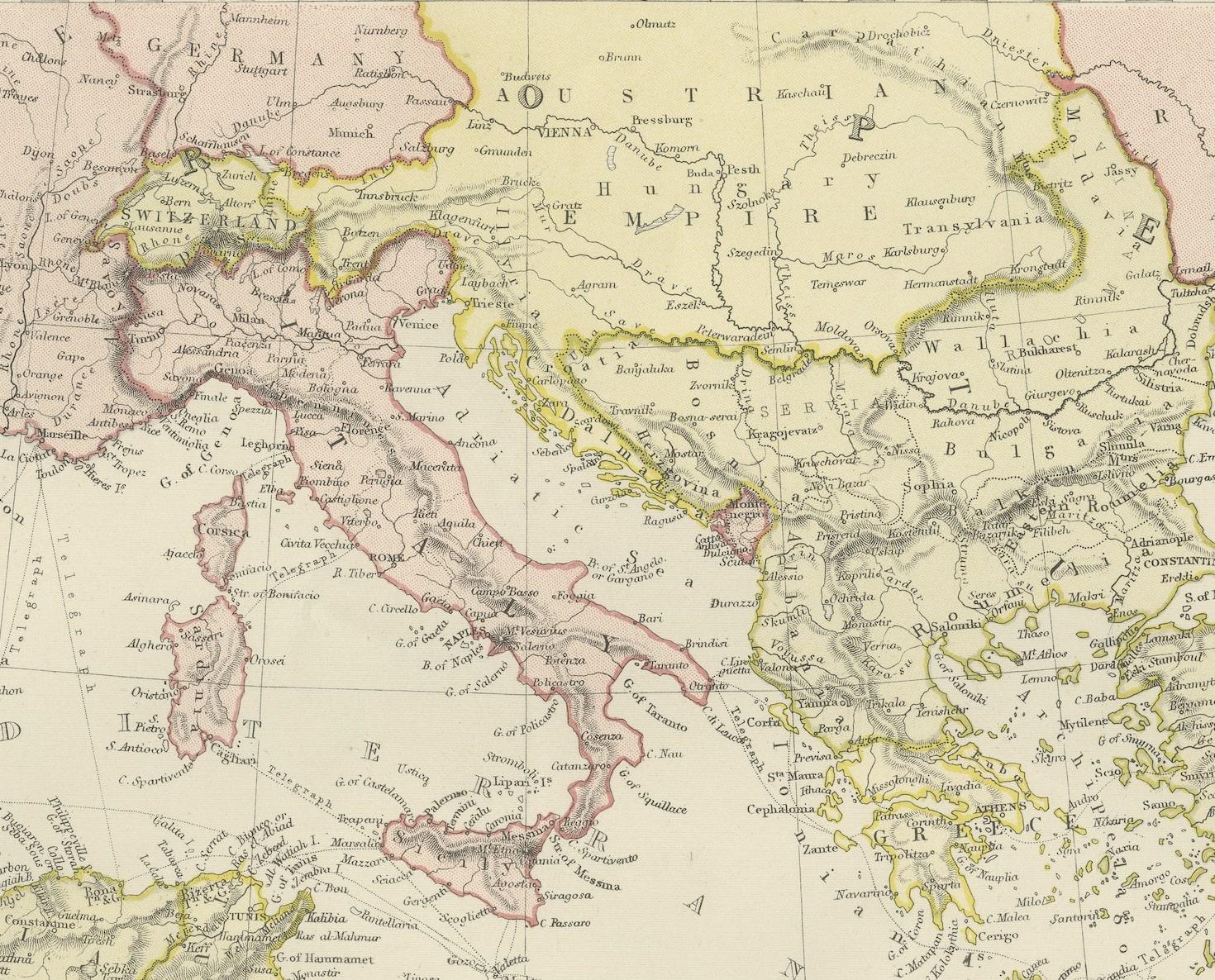caucase carte europe