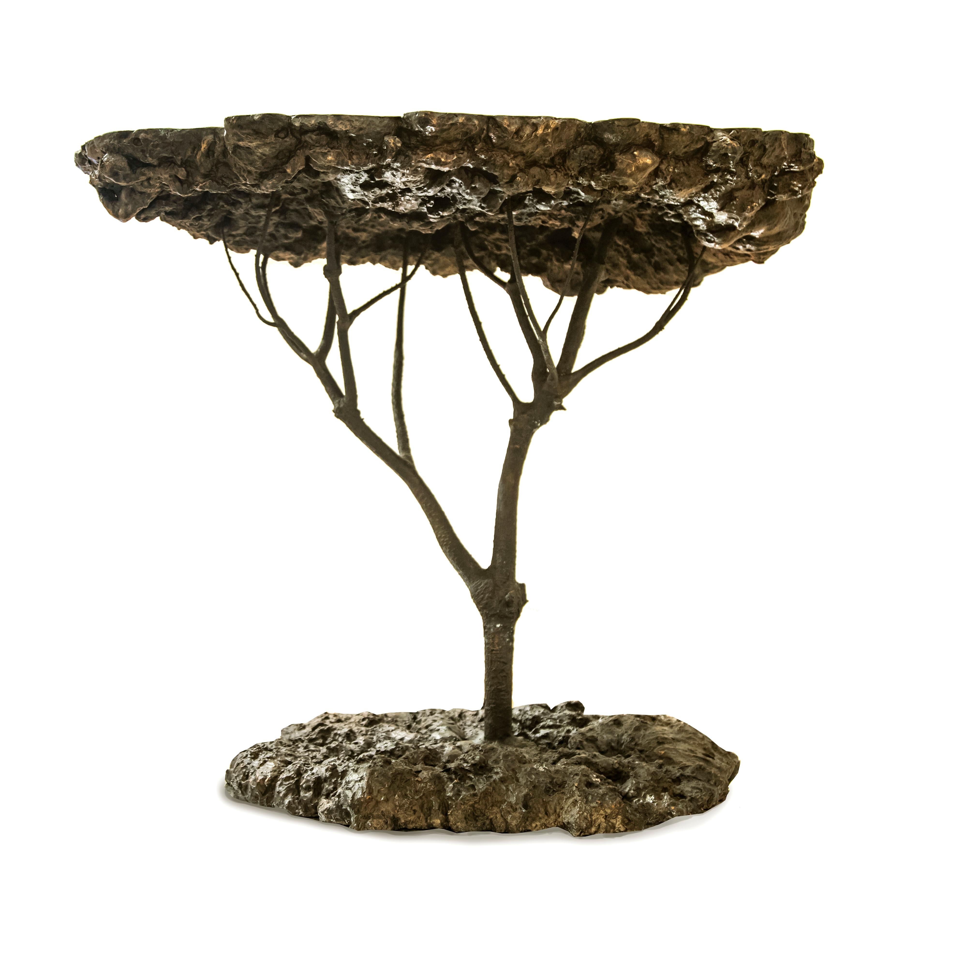 Mediterraneo Cast Bronze Side Table by Allegra Hicks In New Condition For Sale In London, GB