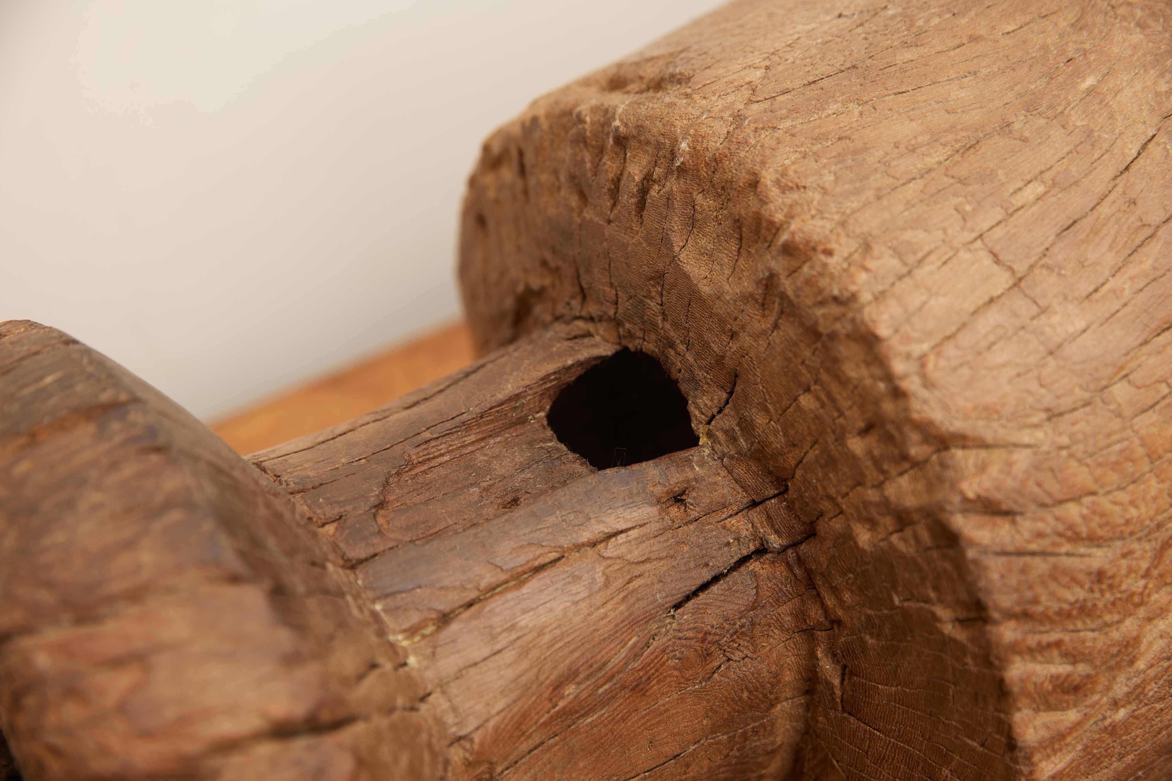Mortero de madera europeo medio del siglo XIX en Bueno estado para la venta en Ventura, CA