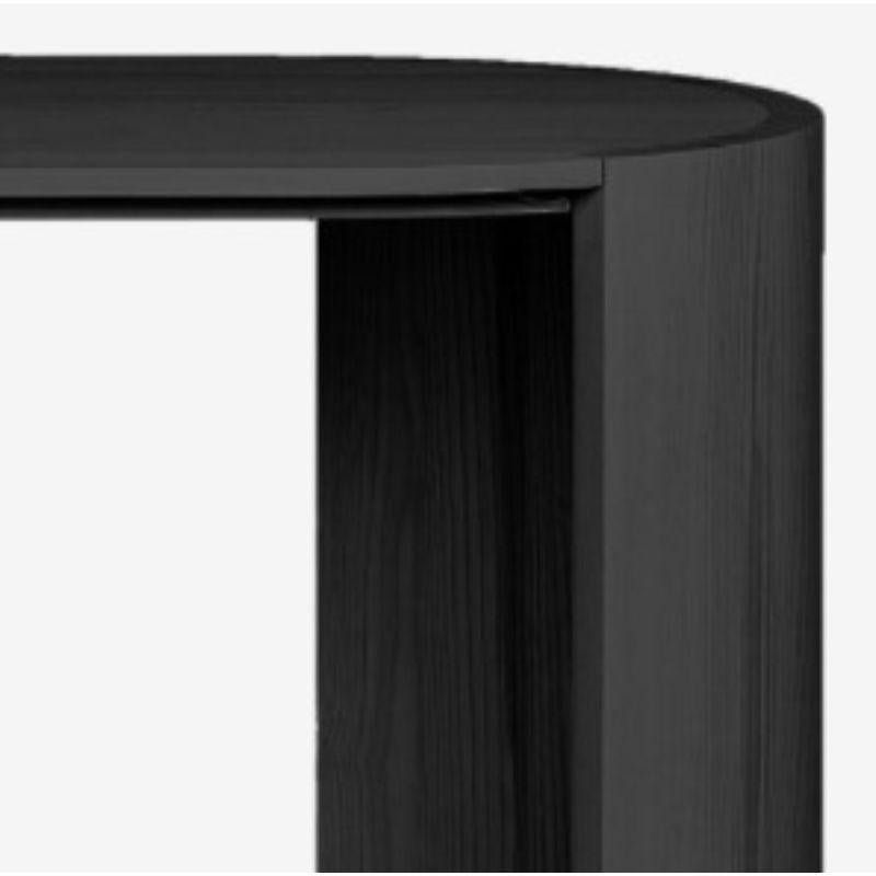 Medium, Airisto Work Desk, Stained Black by Made by Choice In New Condition For Sale In Geneve, CH