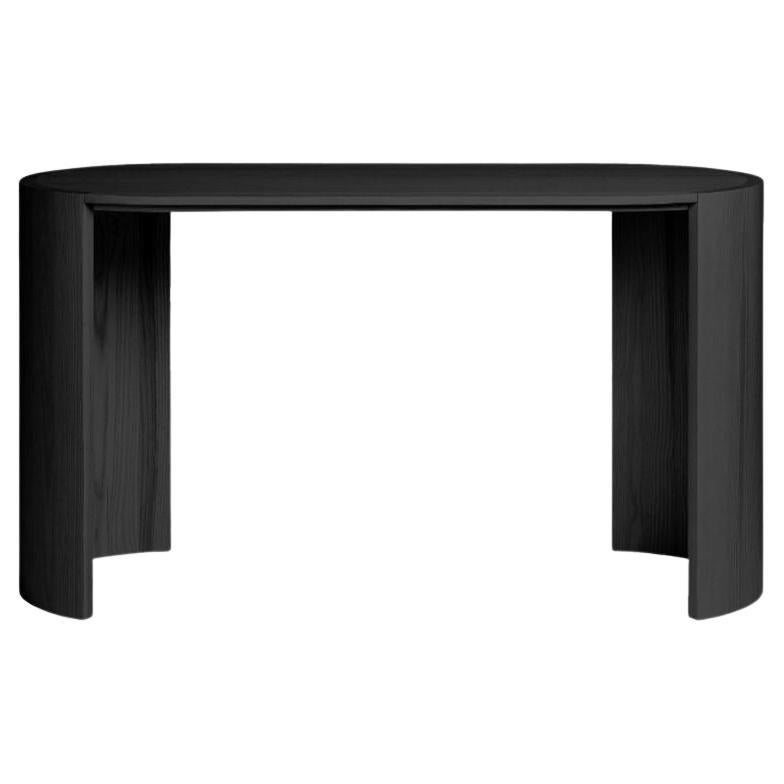 Medium, Airisto Work Desk, Stained Black by Made by Choice