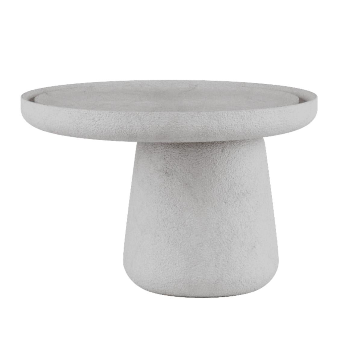 Ash Medium Alpi Gray Bold Coffee Table by Mohdern For Sale