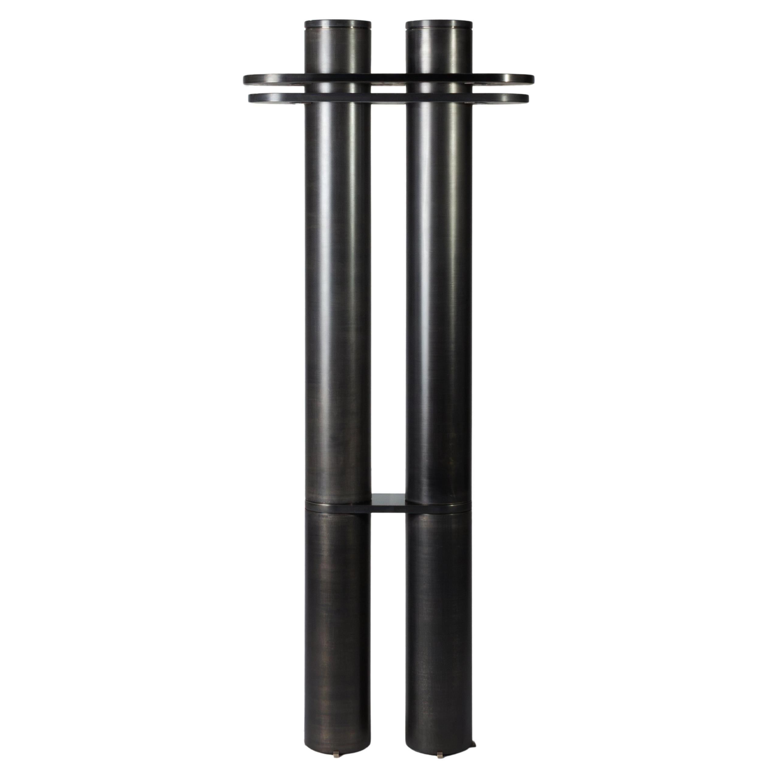 Medium Aluminium Colonnade 02 Light Sculpture by Tanuj Arora