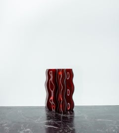 Bernsteinfarbene Magma-Vase (mittel) von Mana