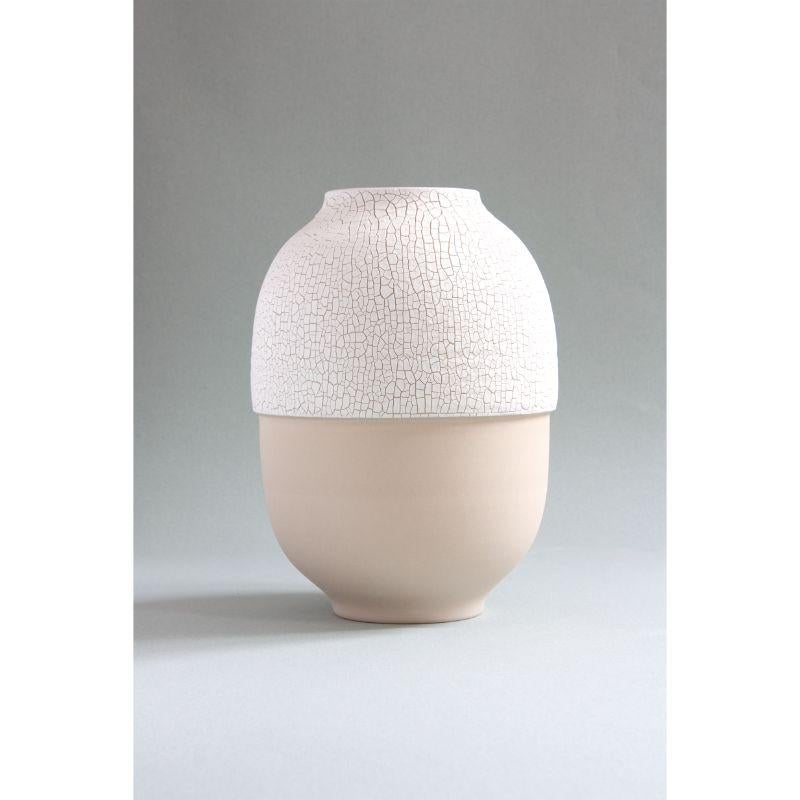 Medium Atacama vase by Josefina Munoz
Dimensions: D20 x H25 cm 
Material: Ceramic

Available in: Small and Large sizes

This project is the result of the experimentation with a particular composition of glaze that cracks when fired, revealing