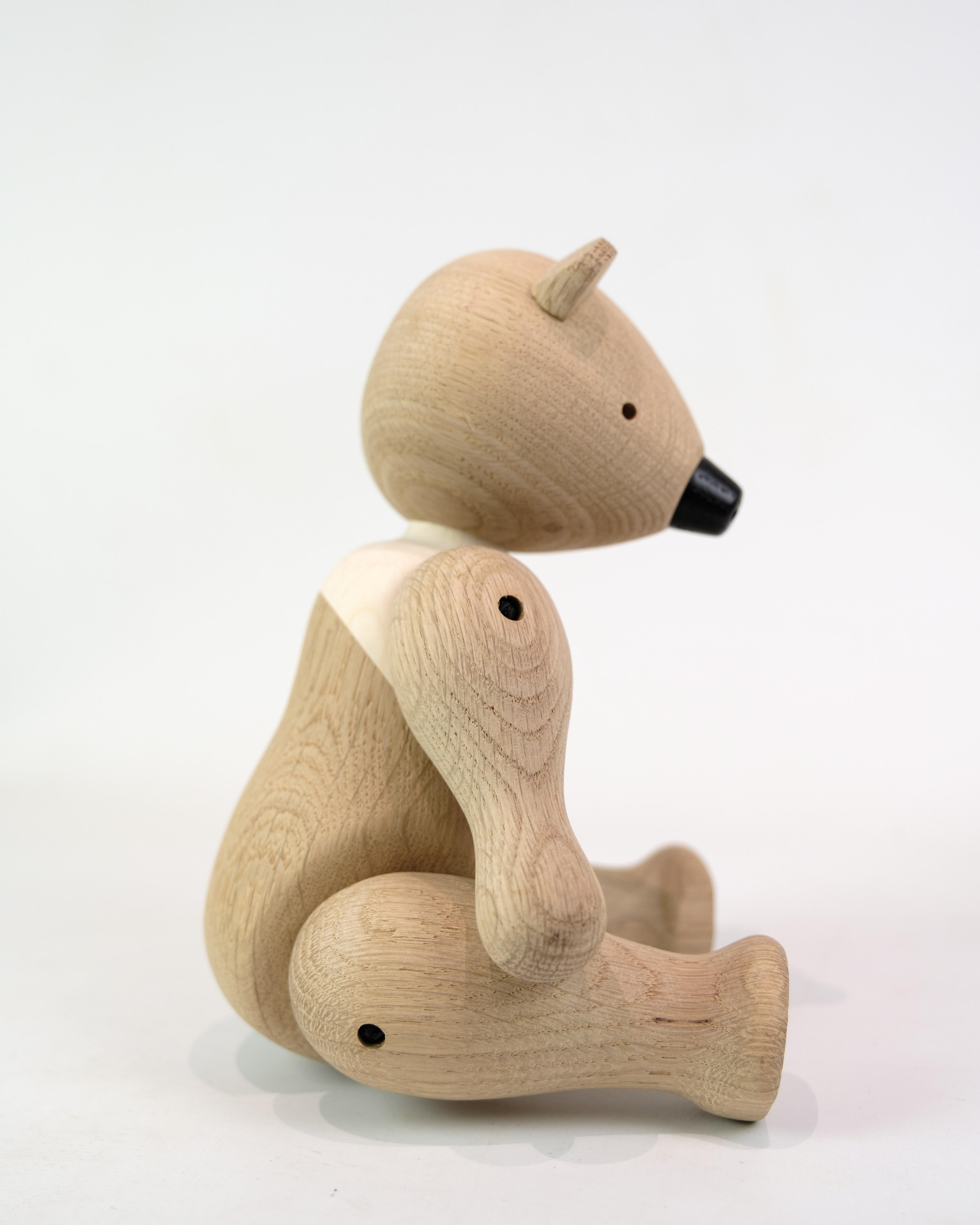 Oso mediano de roble y arce By Kay Bojesen en Bueno estado para la venta en Lejre, DK