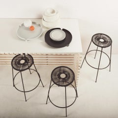 Sgabello Acapulco nero medio di OK Design