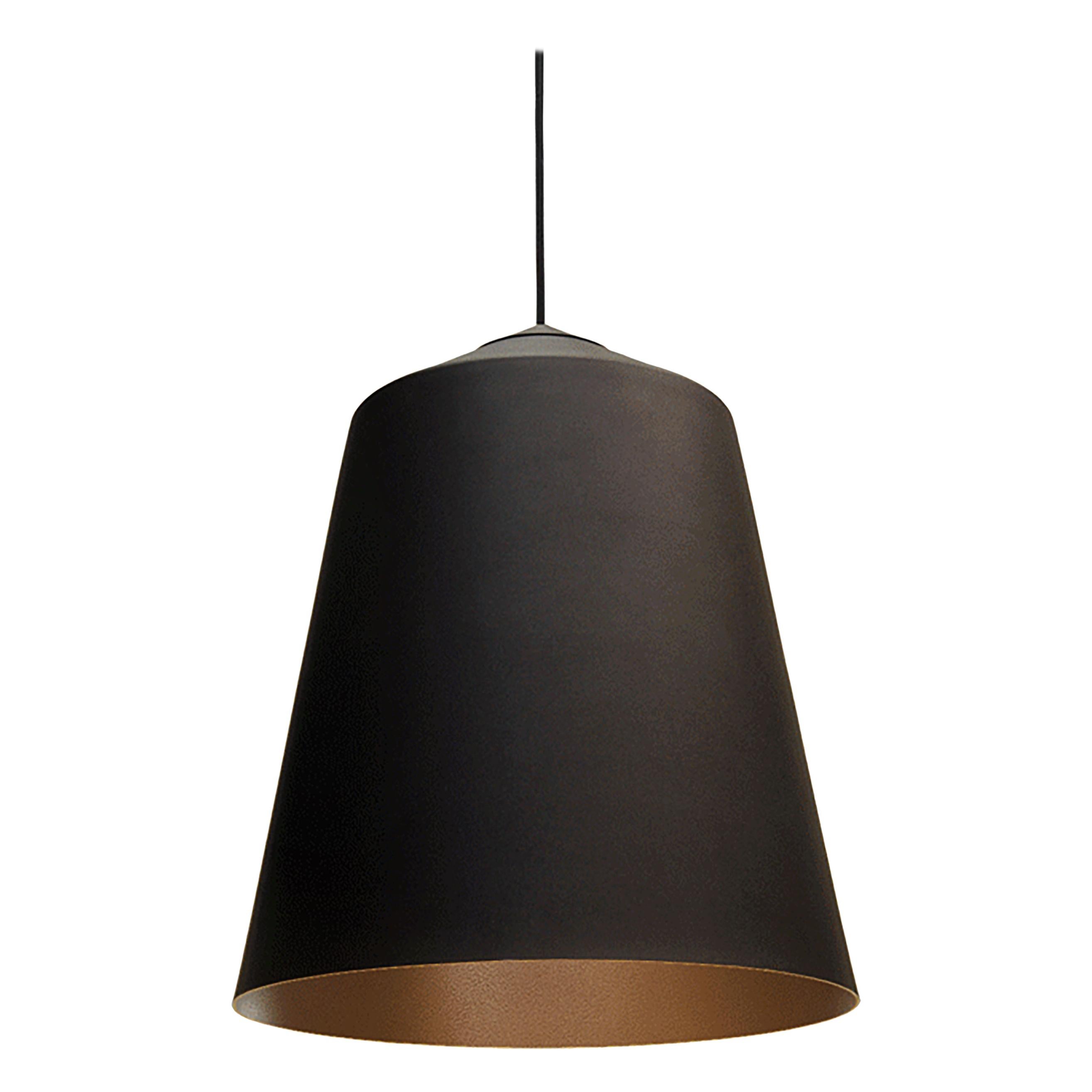Lampe à suspension Circus de Corinna Warm for Warm, noir/bronze moyen, en stock en vente