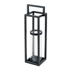 Medium Black Floor Lantern