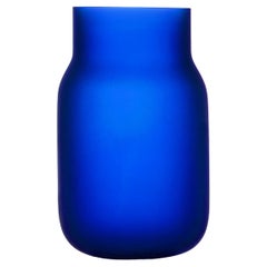 Blaue Bandaska-Vase von Dechem Studio, matt