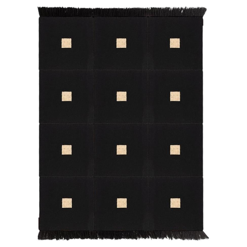 Medium Boz Kilim Wool Rug by Hermhaus For Sale