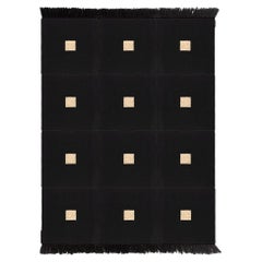 Medium Boz Kilim Wool Rug by Hermhaus