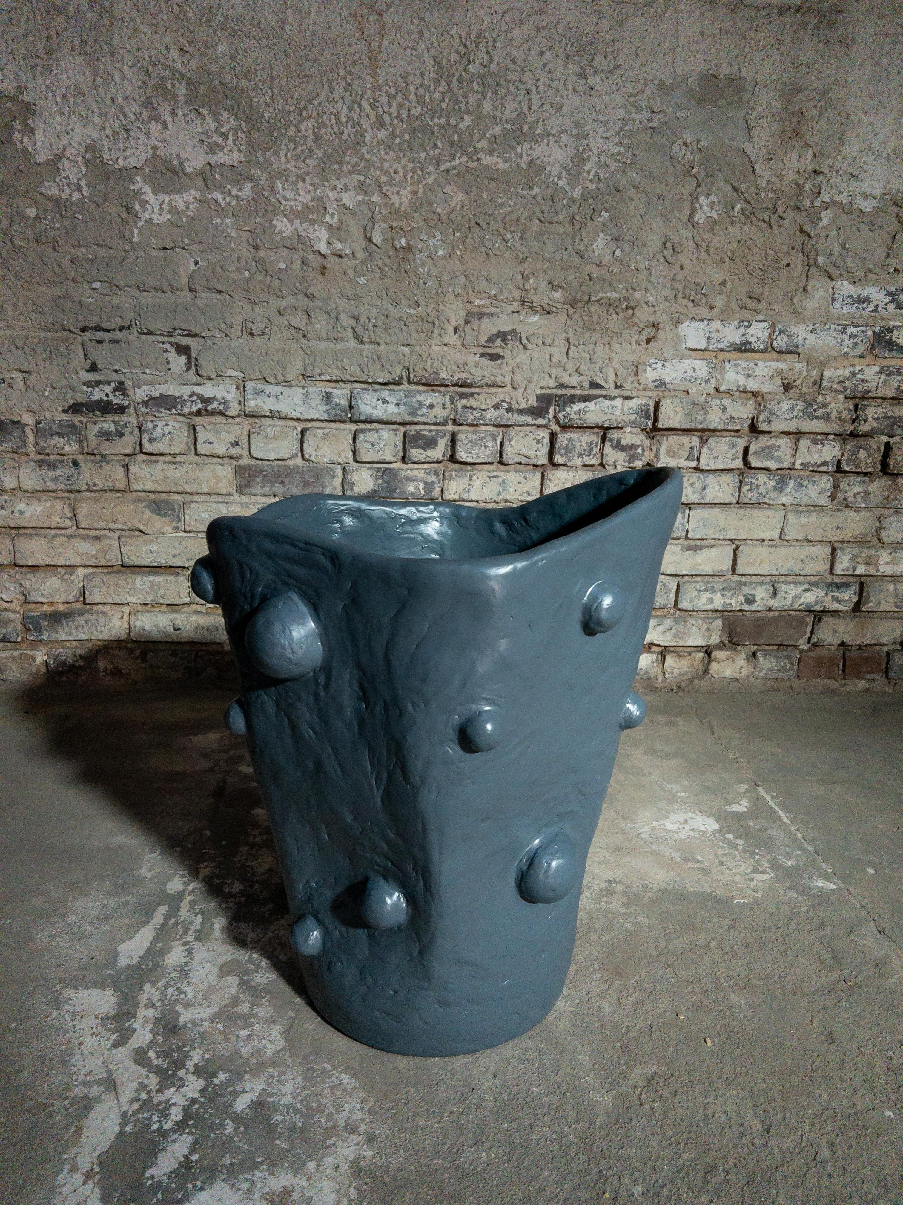 Medium Breakout Vase in Gypsum & Fiberglass by Brent Warr Studios Neuf - En vente à Bainbridge, GA