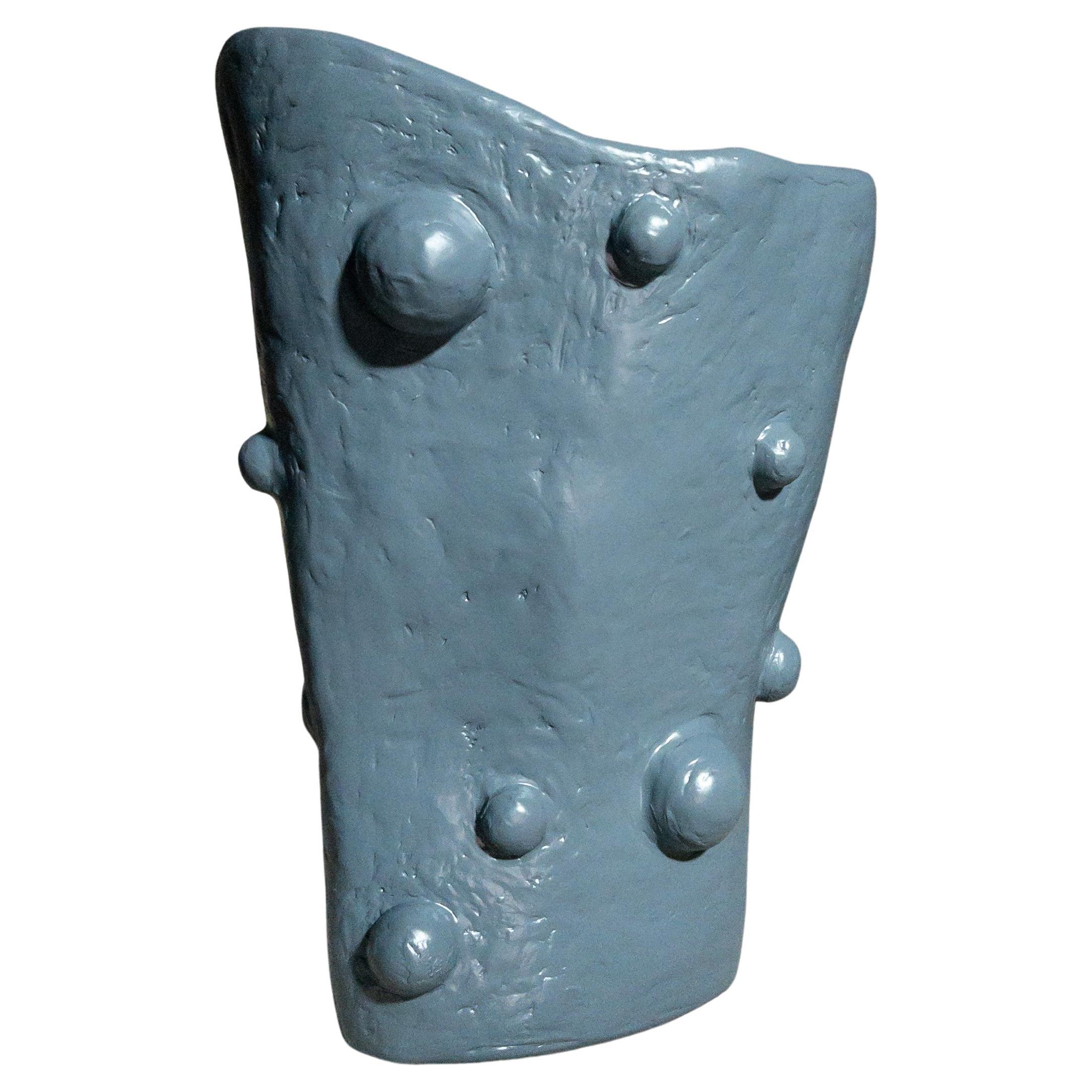 Medium Breakout Vase in Gypsum & Fiberglass by Brent Warr Studios