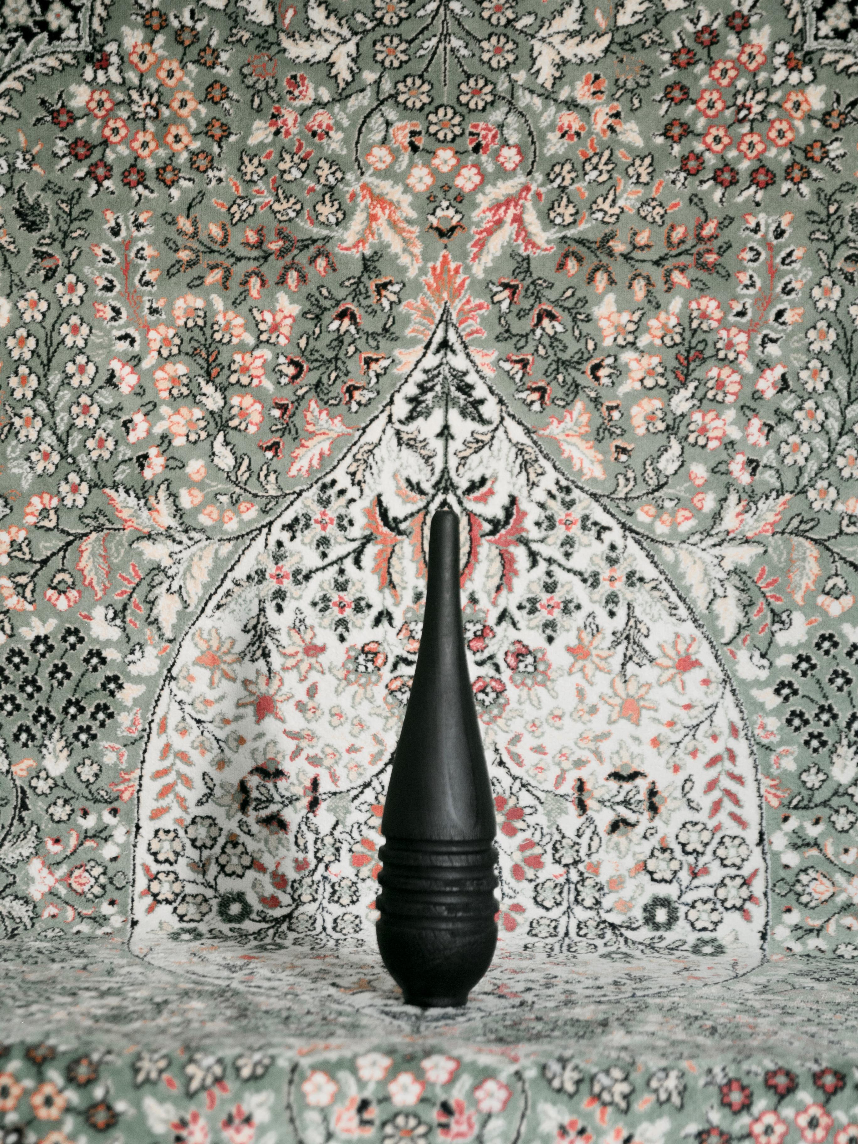 Contemporary Medium Burnt Vase by Daniel Elkayam For Sale