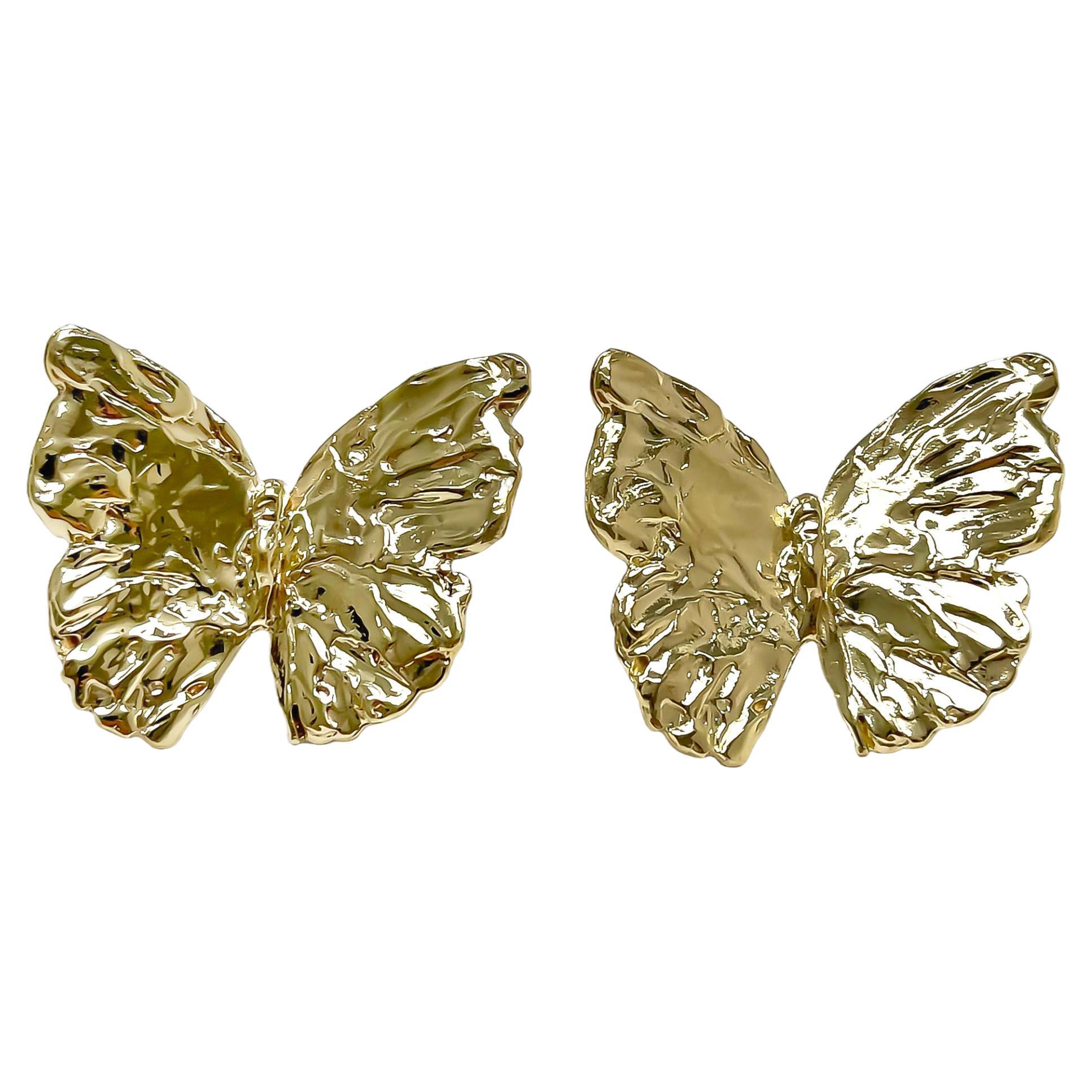 Medium Butterfly Studs For Sale