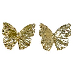 Clous d'oreilles papillon de taille moyenne