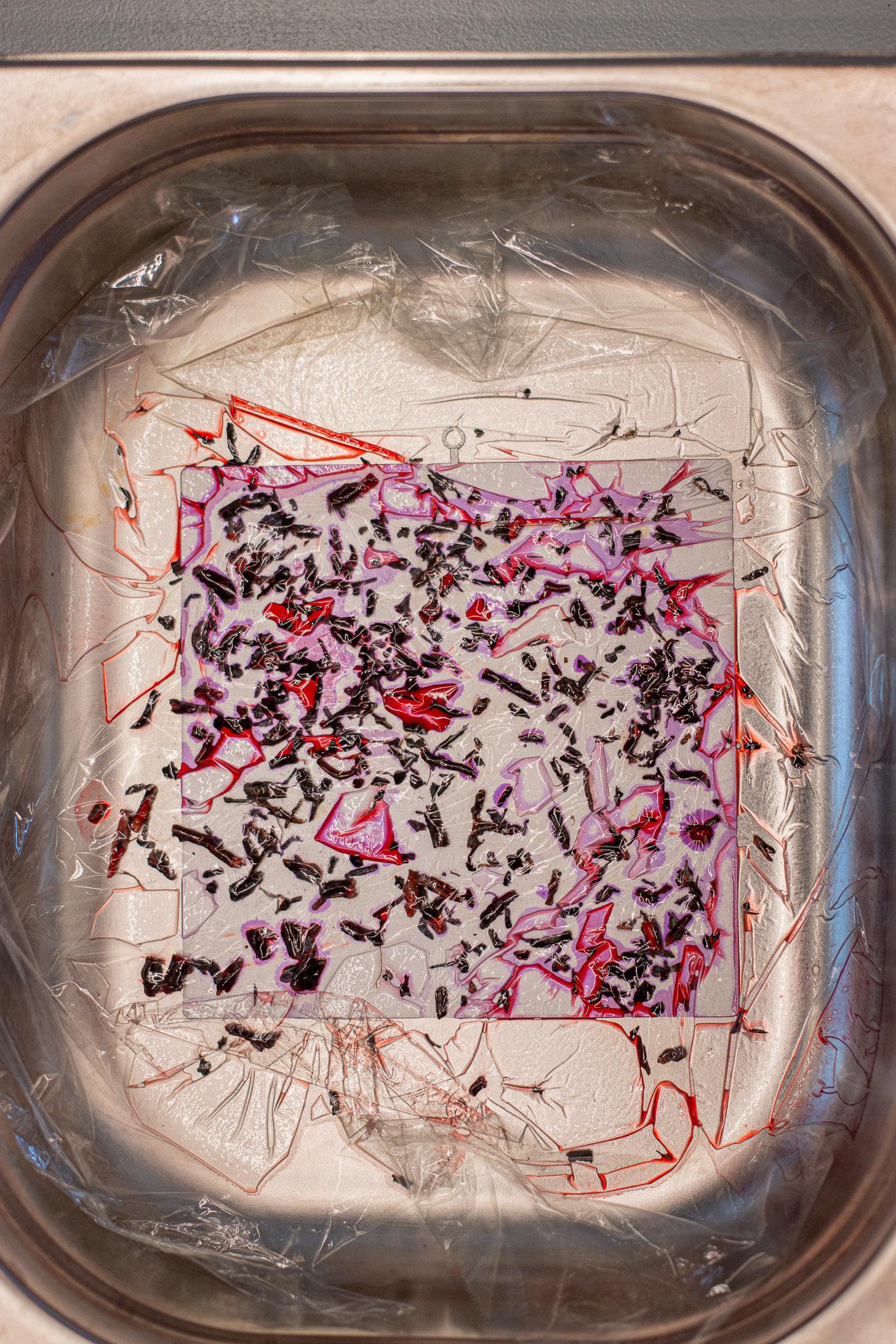 Anodizzato Vaso medio Cambium Rosa chiaro in alluminio anodizzato tinto in pianta di Studio A Looping in vendita