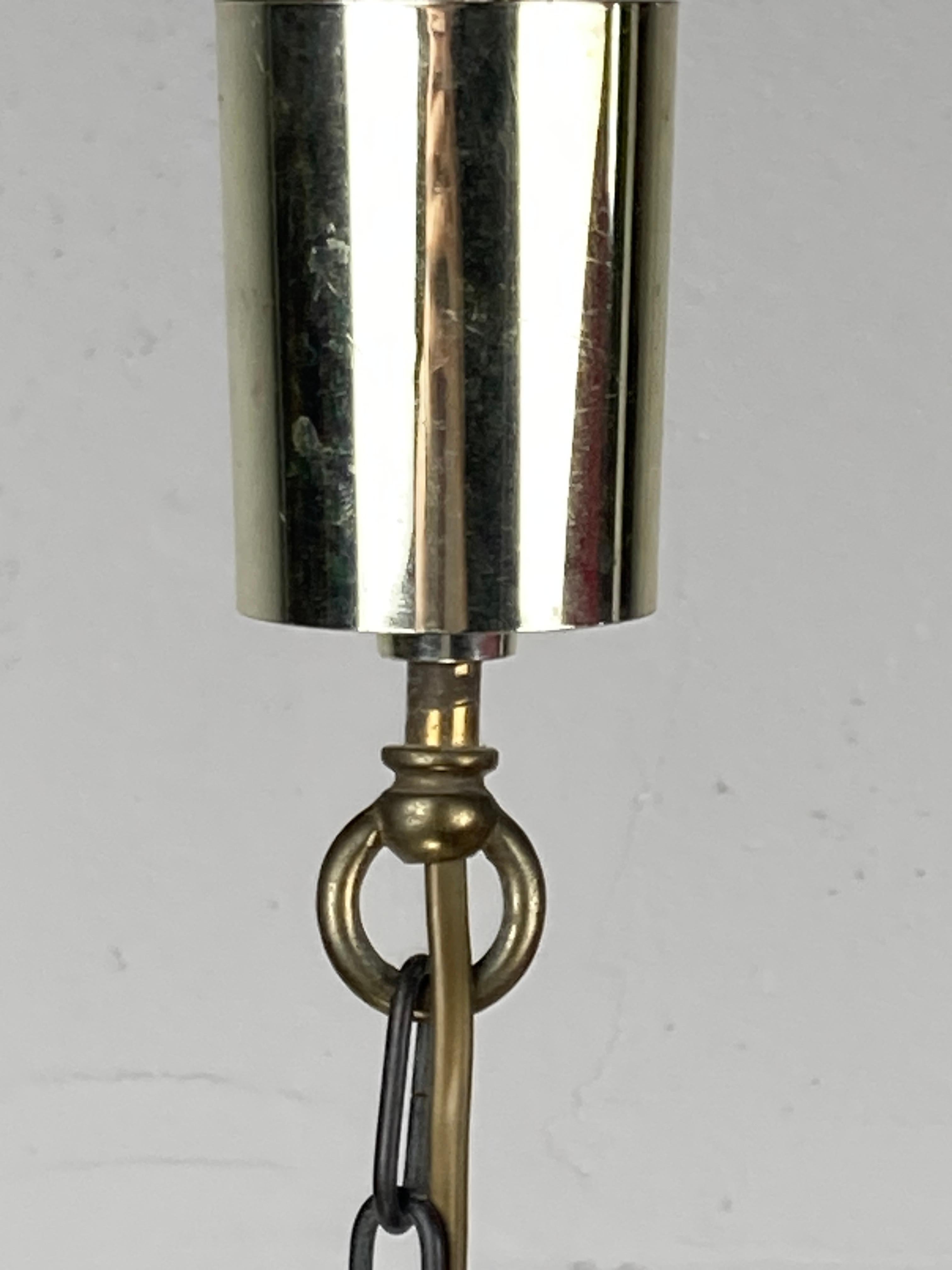 Medium Capiz Shell Lamp attributed to Feldman Lighting, 1960s 2