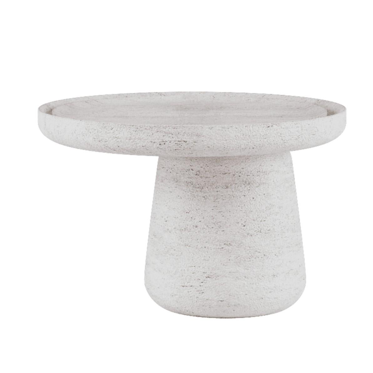 Medium Carrara White Bold Coffee Table by Mohdern For Sale 2