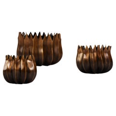 Ciotola Haru in bronzo fuso medio con finitura Ombre di Elan Atelier 'in Stock'