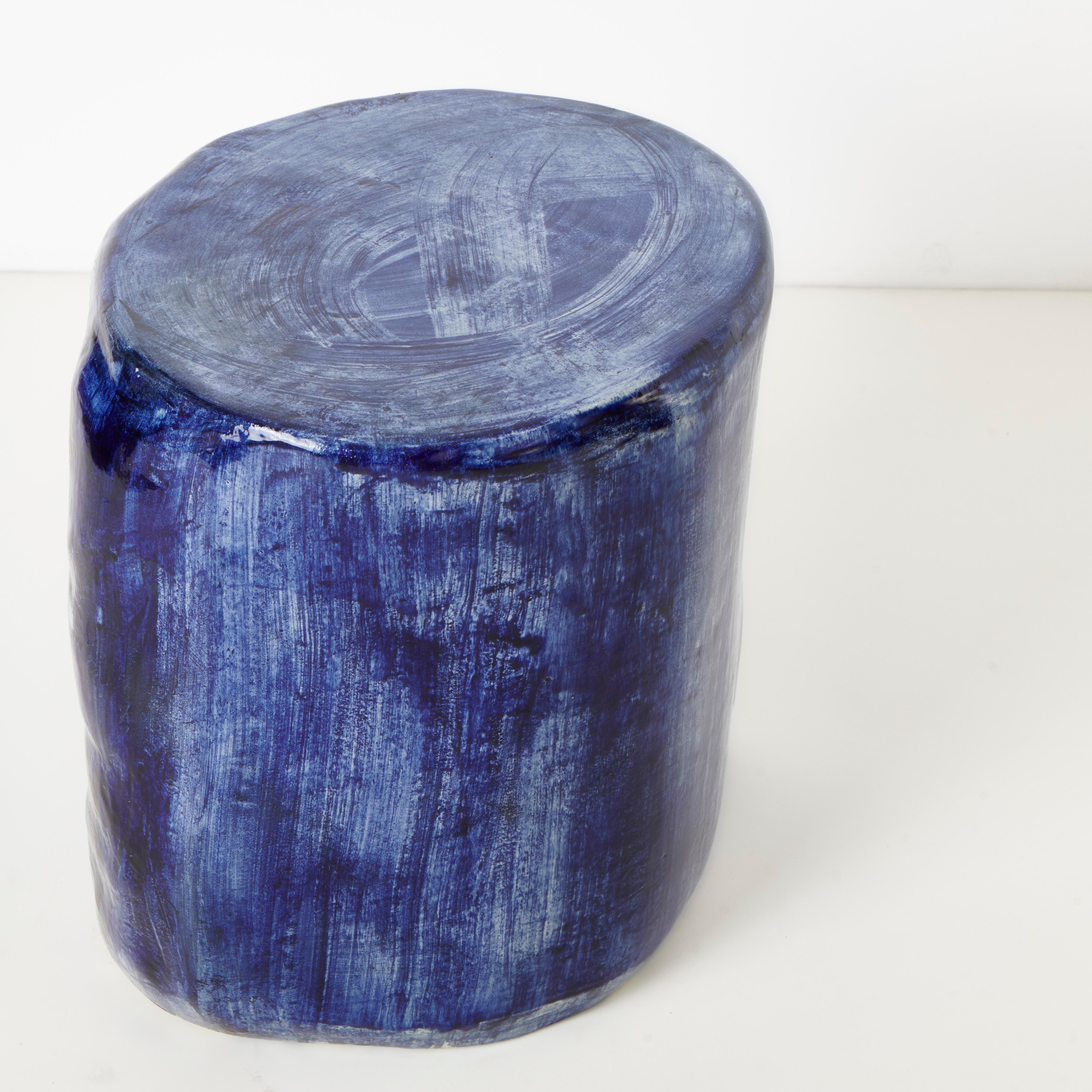 Hand-Crafted Medium Ceramic Side Table  For Sale