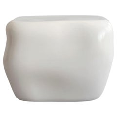 Medium Coffee Table In High Gloss Birch Glazed Ceramic