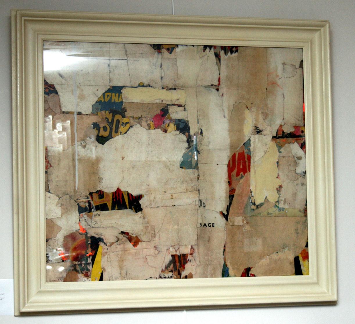 Medium Collage from The Remnants Series by Artist Huw Griffith In Good Condition In London, GB
