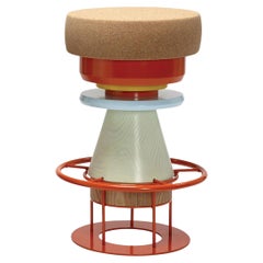 Tabouret Tembo coloré de taille moyenne, Note Design Studio