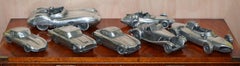 Medium Compulsion Gallery Pewter E-Type Jaguar Coup circa 1950s-1960s Car
