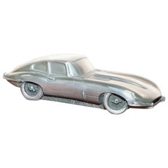 Medium Compulsion Gallery Pewter E-Type Jaguar Coup circa 1950s-1960s Car