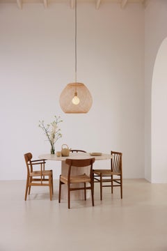 Medium Dark Golden Hour Twilight Single Pendant Lamp by Atelier Robotiq