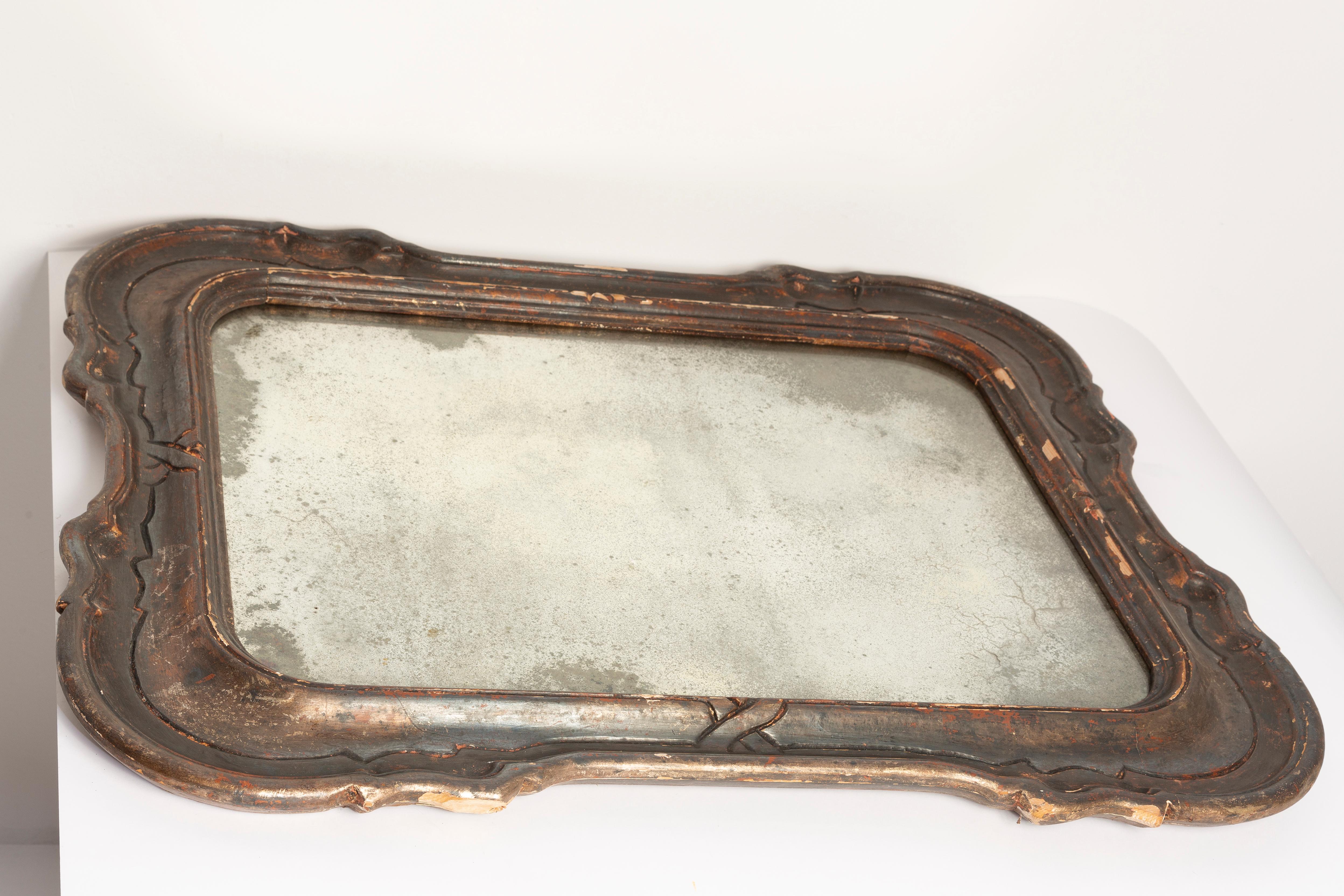 antique patina mirror
