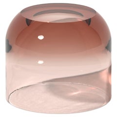 Table d'appoint Medium Dew Drop en Penny Red, résine translucide, par Ian Cochran