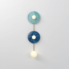 Medium Disc And Sphere Glass Ceiling Light by Atelier Areti