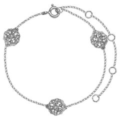 Medium Doublesided Blossom Chain Anklet