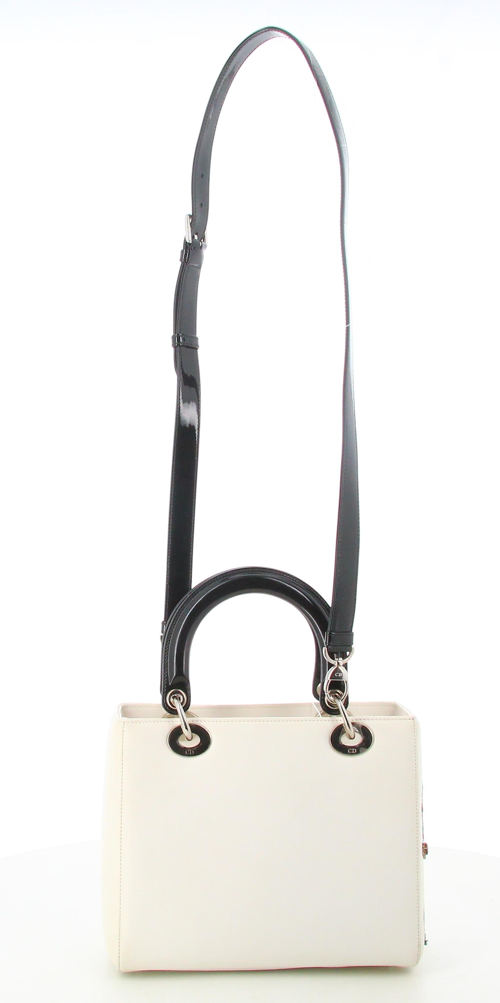 Women's Medium Eiffel Tower Embroidered Lady Dior
